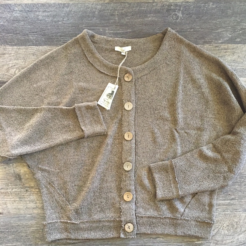 Easel button up sweater